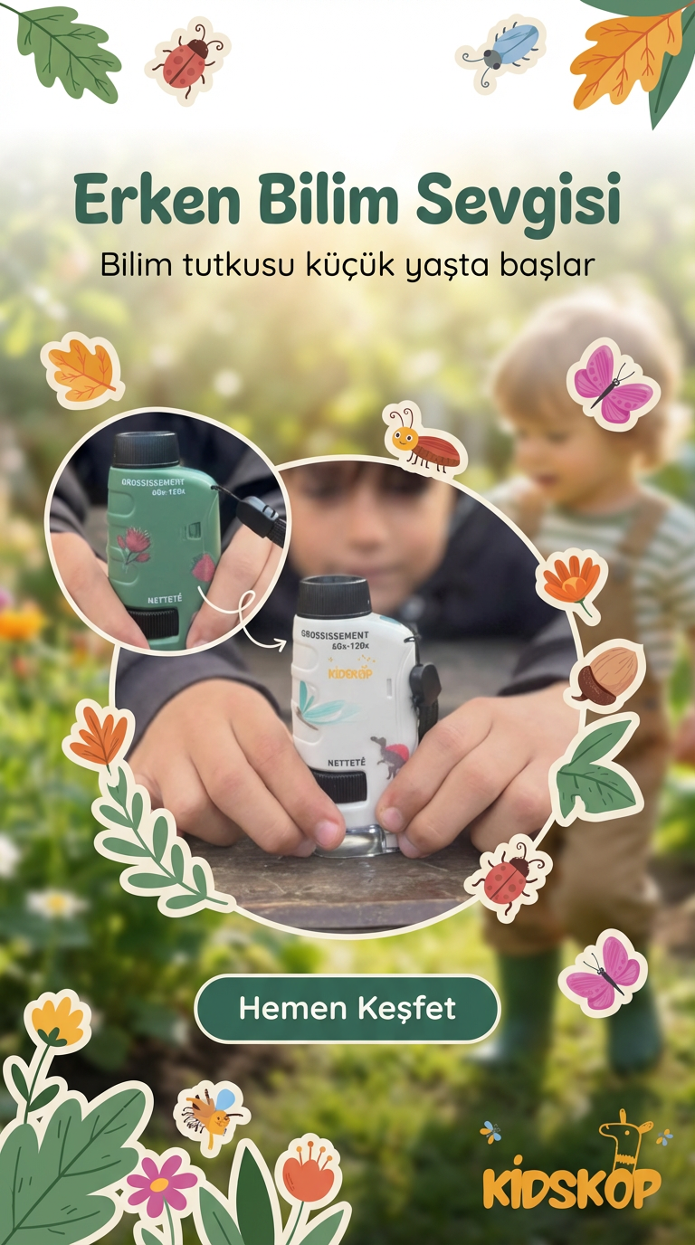 Kidskop-Mini mikroskop